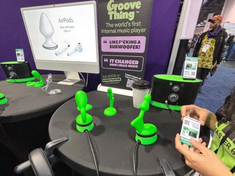 I checked out Groove Thing, the musical sex toy, at NAMM I checked out Groove Thing, the musical sex toy, at NAMM