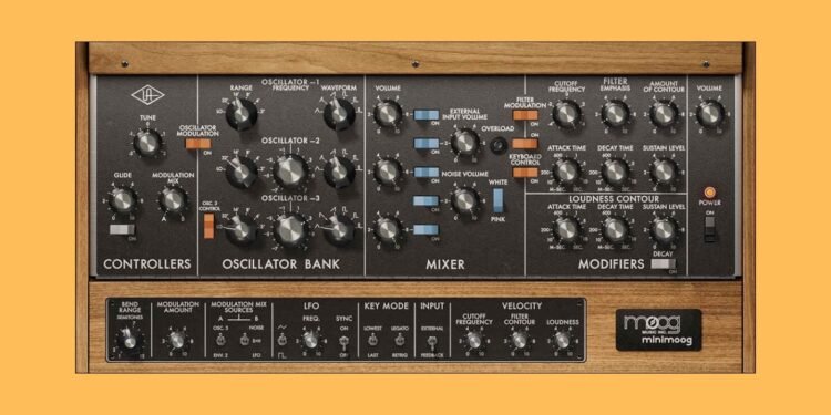 Universal Audio’s Moog Minimoog is just $29 until January 1st