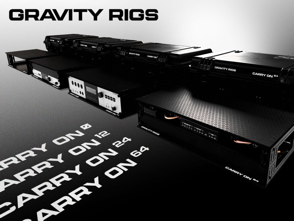 Gravity Rigs Carry On range of performance and playback rigs available now Gravity Rigs Carry On range of performance and playback rigs available now