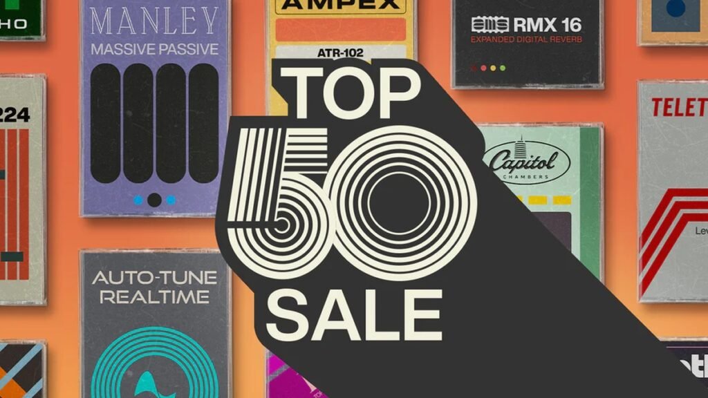 Save up to 80% in Universal Audio's Universal Audio UAD Top 50 Sale