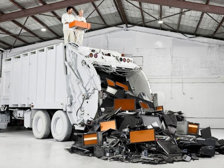 This one-of-a-kind synth is made almost entirely of e-waste This one-of-a-kind synth is made almost entirely of e-waste