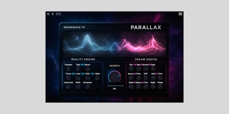 Get the Moonwave FX Parallax multi-FX plugin for FREE at Audio Plugin Deals