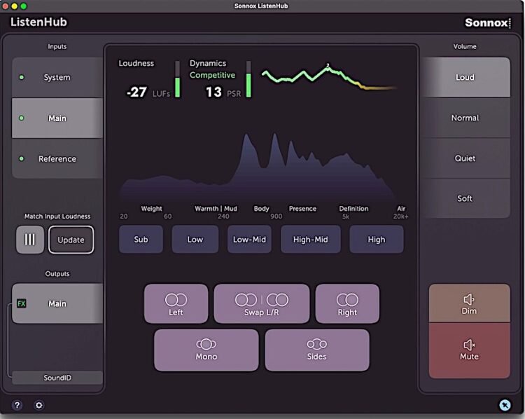 New Music Gear Monday: Sonnox ListenHub Playback Monitor App