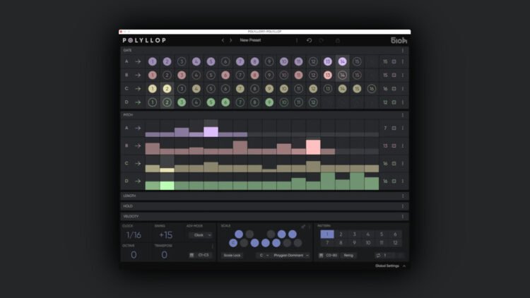 510k POLYLLOP 4-voice polymetric MIDI sequencer on sale for $39 USD