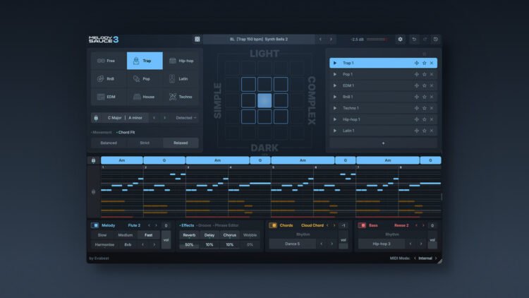 Evabeat launches Melody Sauce 3 MIDI plugin