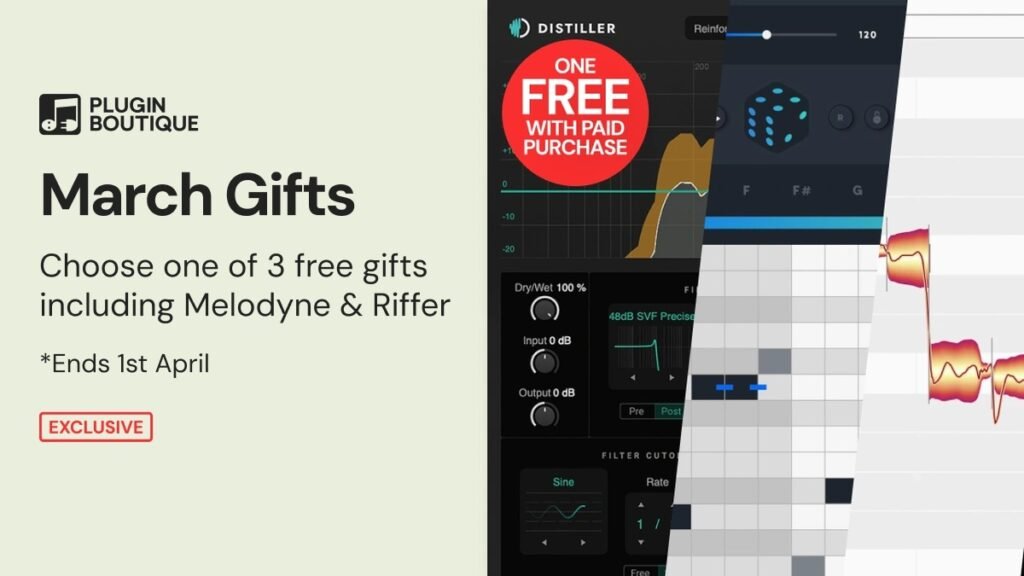 Diginoiz Distiller, Audiomodern Riffer & Celemony Melodyne 5 Essential