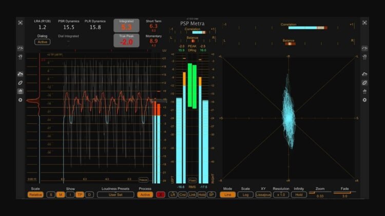 PSP Audioware updates Metra real-time analysis and metering plugin to v1.2.0