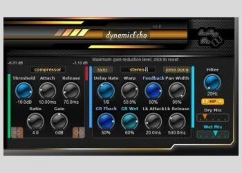 SaschArt releases DynamicEchoFree, a FREE dynamic delay plugin