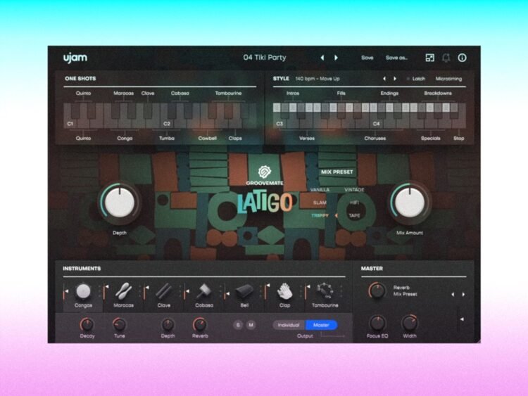 Add some Latin groove to your mix with UJAM’s Groovemate LATIGO
