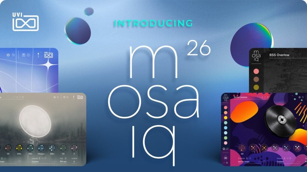 UVI releases Mosaiq 26 creative rhythm and pattern instrument