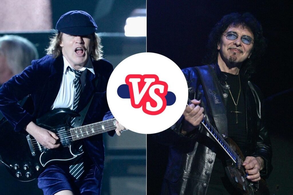 POLL: Better Guitar Great - Angus Young vs. Tony Iommi POLL: Better Guitar Great - Angus Young vs. Tony Iommi