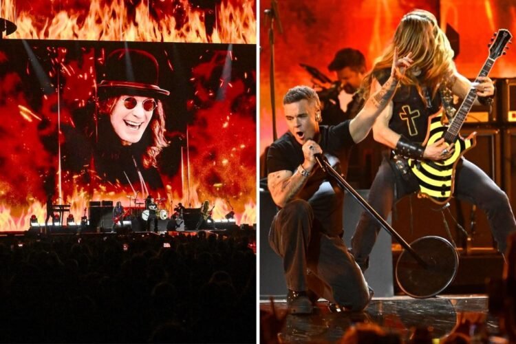 Robbie Williams and Zakk Wylde Lead Ozzy Brit Awards Tribute Robbie Williams and Zakk Wylde Lead Ozzy Brit Awards Tribute