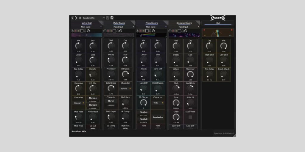Morphulus releases Spectrus, a modular multi-effect plugin with 7 free effects