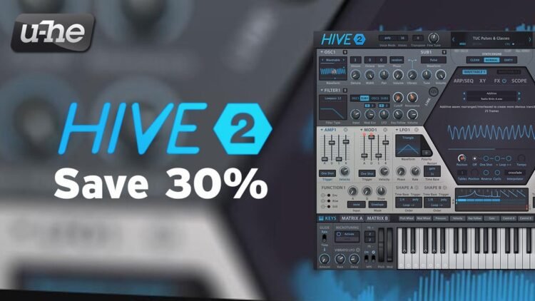 Save 30% on Hive 2 software synthesizer by u-he Save 30% on Hive 2 software synthesizer by u-he