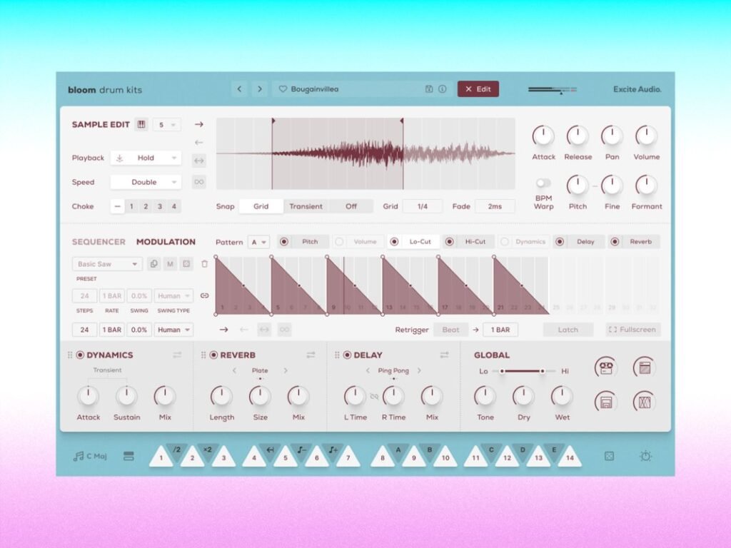 Excite Audio unveils Bloom Drum Kits, the latest addition to its much-loved Bloom plugin series
