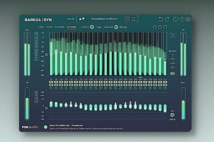 New Music Gear Monday: FSK Audio Bark24 | Dyn Psychoacoustic Dynamics Plugin