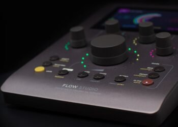 Flow Studio is an ultra-compact control surface from Softube offering album-ready signal chains and “lightning-fast” control