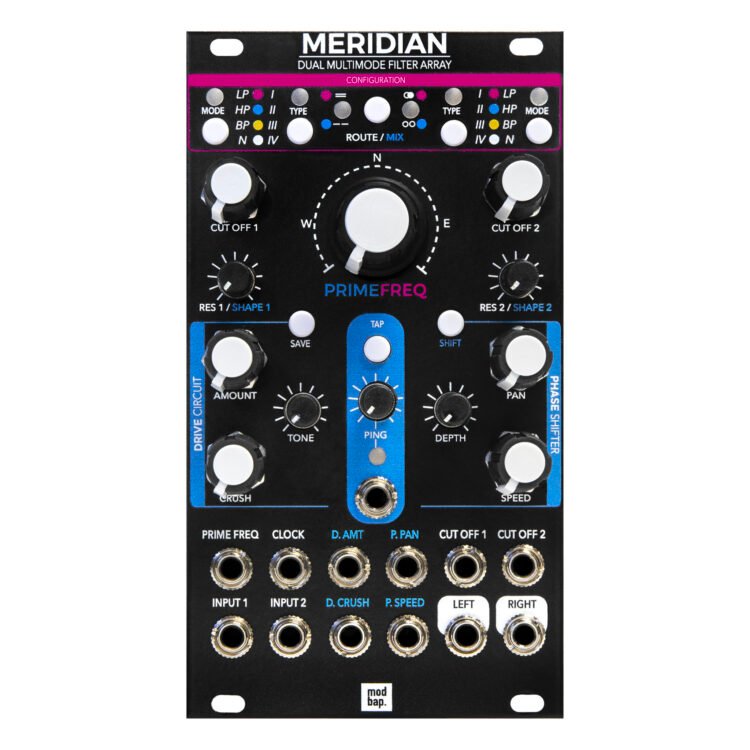 Modbap Modular Announces Meridian Dual Multimode Filter Array Module