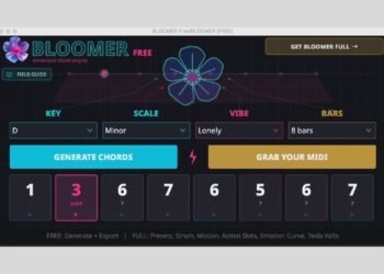 The Freequency releases Bloomer Free, an emotional chord engine plugin