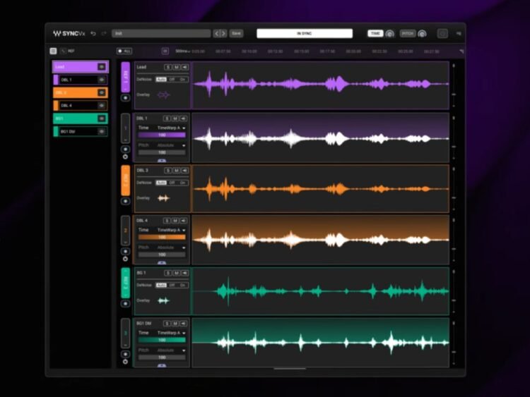 No ARA? No problem. Waves’ Sync Vx vocal alignment plugin is now compatible with all major DAWs