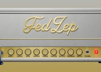fedDSP releases fedZEP guitar amp plugin with two original amps, three pedals, and a full FX rack
