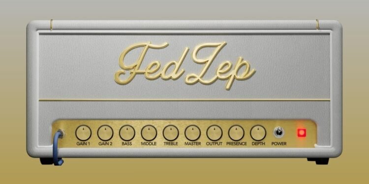 fedDSP releases fedZEP guitar amp plugin with two original amps, three pedals, and a full FX rack