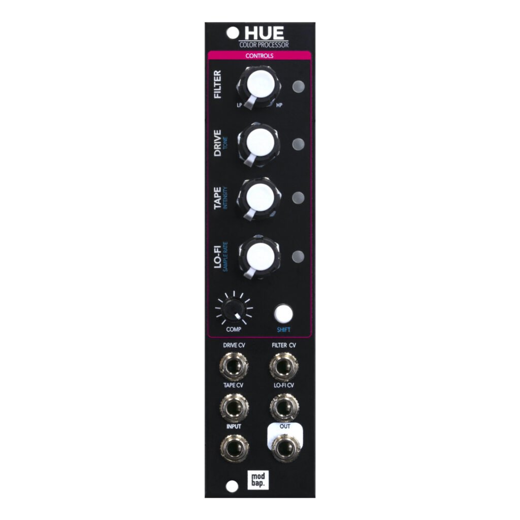 Modbap Modular Releases Hue, an Audio Color Processing Module for Eurorack