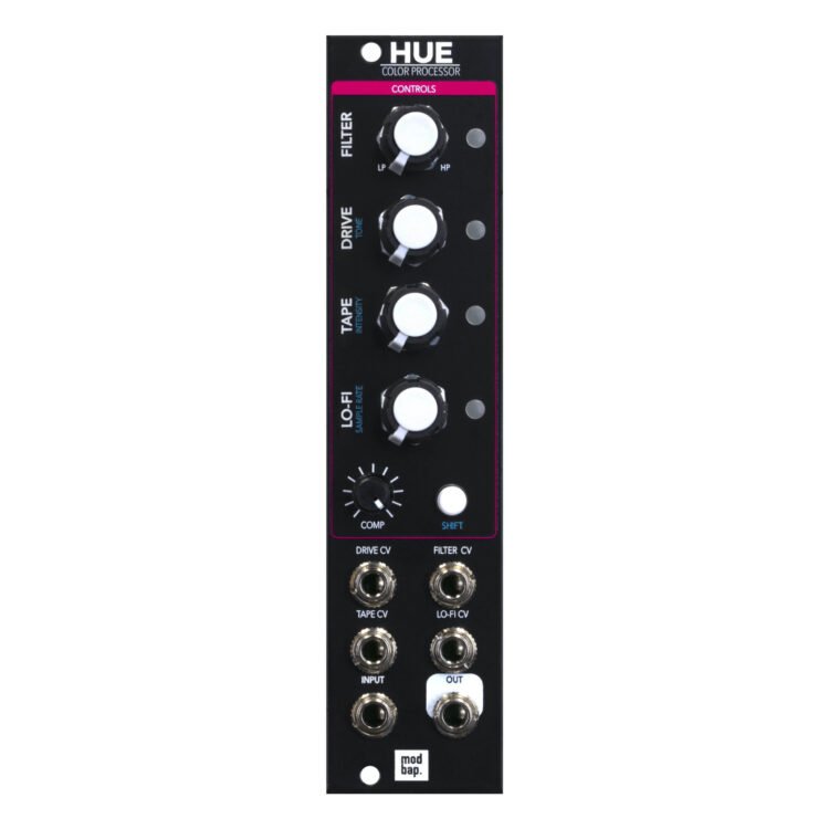 Modbap Modular Releases Hue, an Audio Color Processing Module for Eurorack