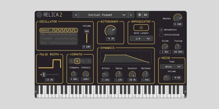 Hivetune releases Relica 2, a FREE 8-bit synthesizer plugin Hivetune releases Relica 2, a FREE 8-bit synthesizer plugin
