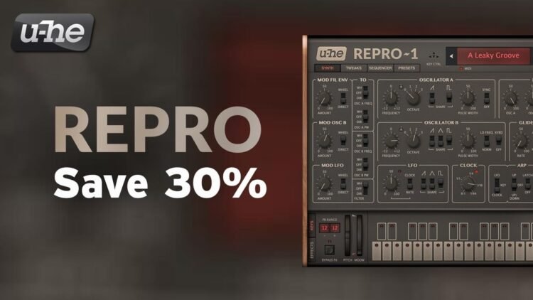 Save 30% on Repro virtual analog synthesizer suite by u-he Save 30% on Repro virtual analog synthesizer suite by u-he