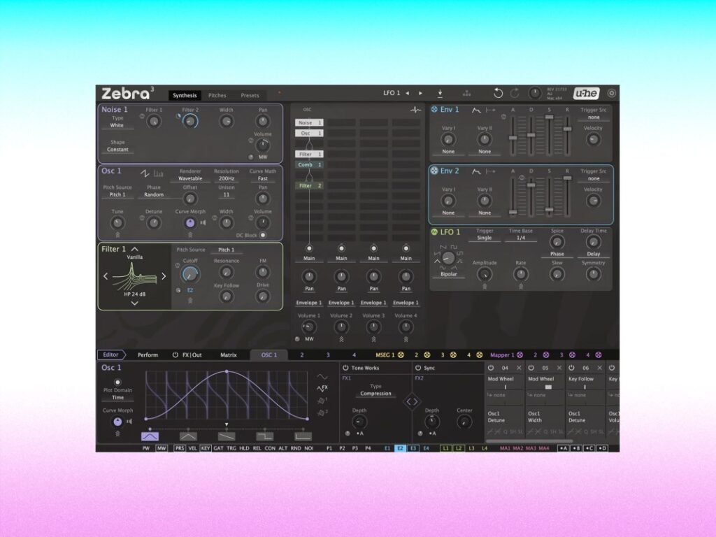 At last, u-he has launched Zebra 3