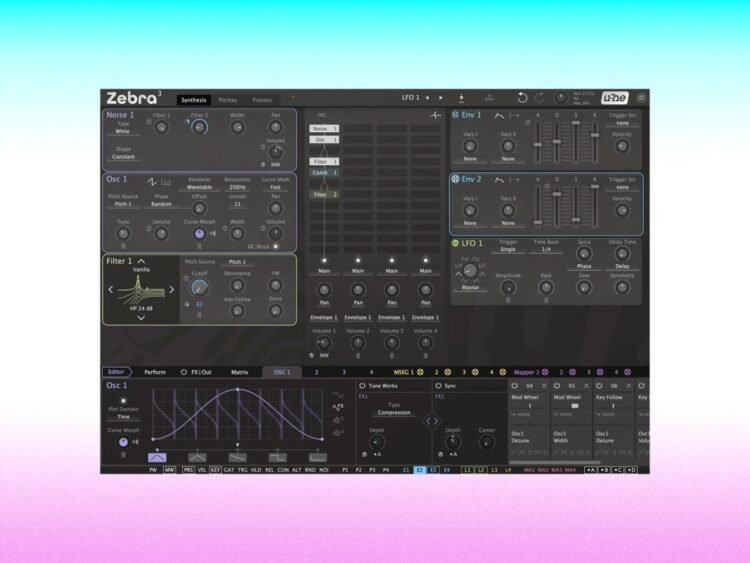 At last, u-he has launched Zebra 3