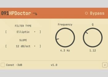091Audio releases 091HPDoctor, a FREE precision high-pass filter plugin