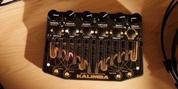 This kalimba is also a synthesizer – and combines the feel of an acoustic instrument with digital synthesis