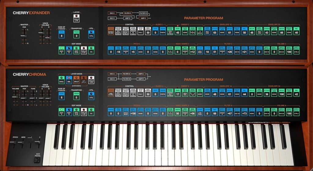 Rhodes Chroma synthesizer by Cherry Audio on sale at 40% OFF