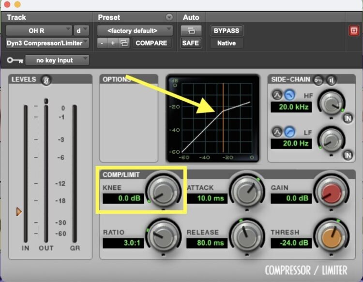 Here’s What The Compressor Knee Parameter Does