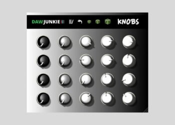 DAWJunkie releases Knobs, a FREE random-effects processor plugin