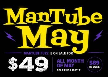 ManTube Fuzz effect plugin by Racoon Audio on sale for $49 USD