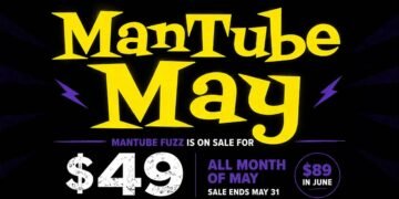 ManTube Fuzz effect plugin by Racoon Audio on sale for $49 USD