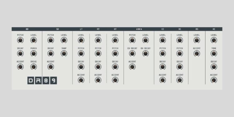 Sender Spike releases DR.89, a FREE Roland TR-909 drum machine emulation for Windows