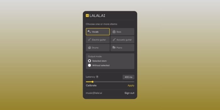 LALAL.AI releases offline AI stem separation plugin for DAWs