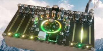 Check out this peculiar-looking string synth from This Is Not Rocket Science and Error Instruments