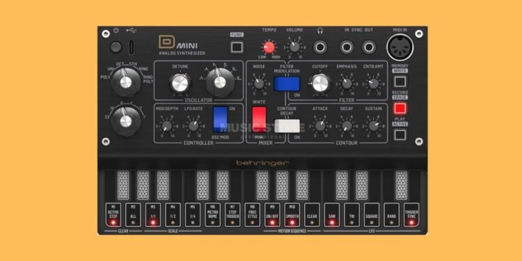 Behringer D Mini is available for pre-order in the EU: Minimoog Model D-inspired performance for €99