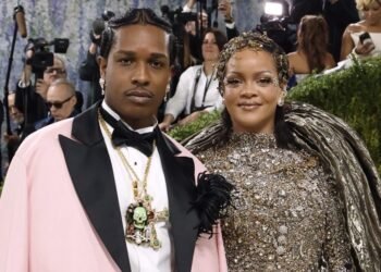 A$AP Rocky and Rihanna Celebrate VIBE Cover at Iconic Magazines