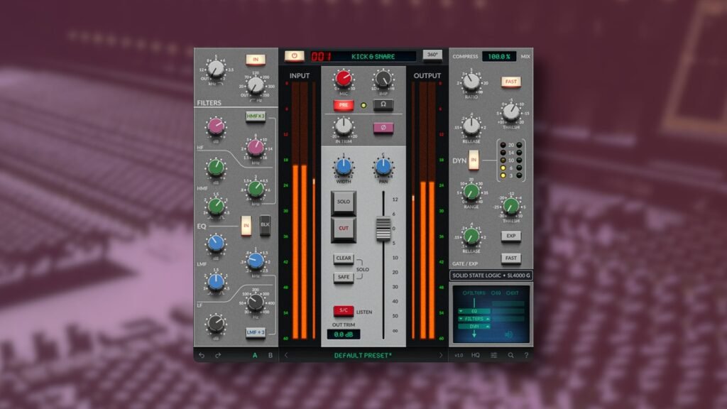 SSL 4K G channel strip effect plugin on sale at 50% OFF SSL 4K G channel strip effect plugin on sale at 50% OFF