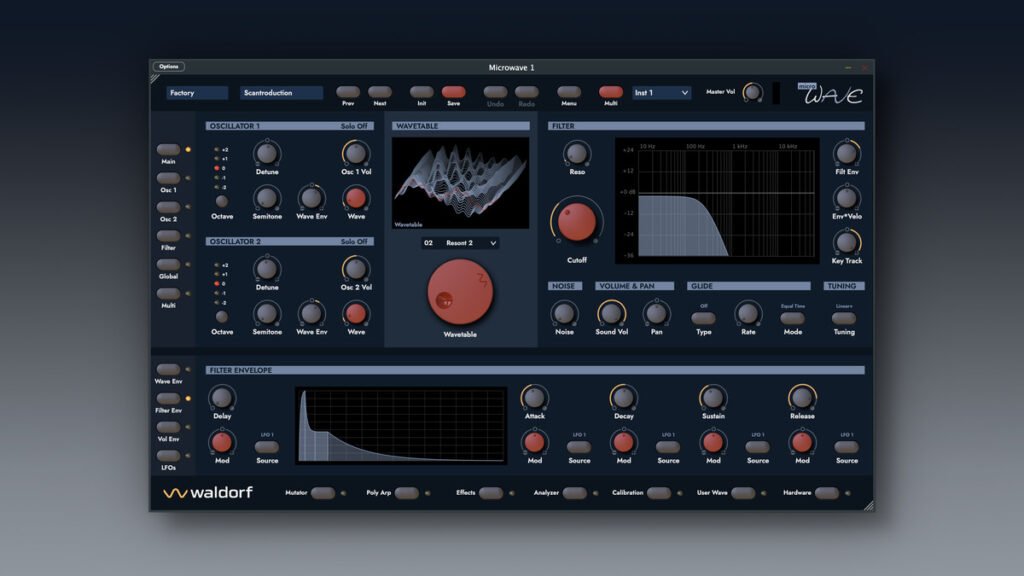 Waldorf updates Microwave 1 synthesizer plugin to version 2