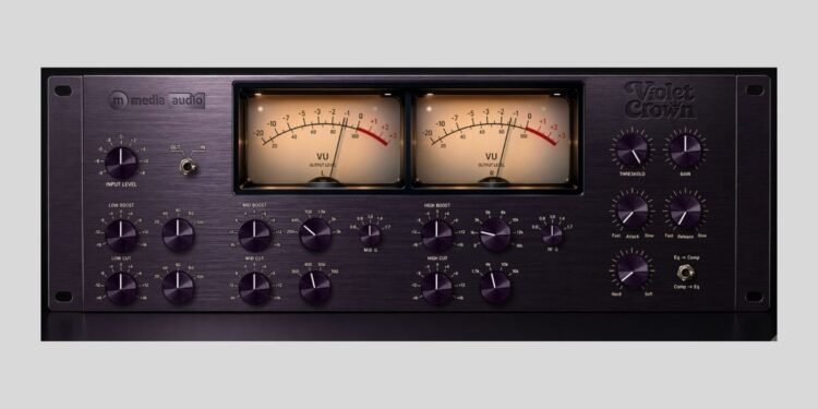 M Media Audio releases FREE Violet Crown channel strip plugin