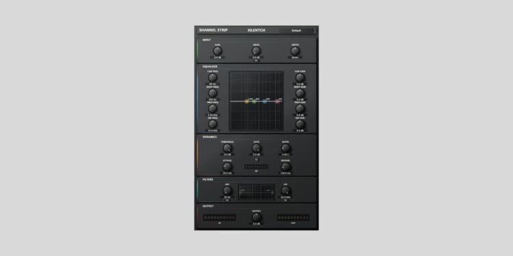 Xilentch releases FREE Xhannel S channel strip plugin