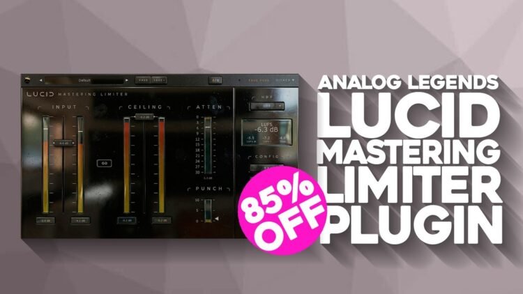 Lucid Mastering Limiter plugin by Analog Legends on sale for $14.99 USD Lucid Mastering Limiter plugin by Analog Legends on sale for $14.99 USD