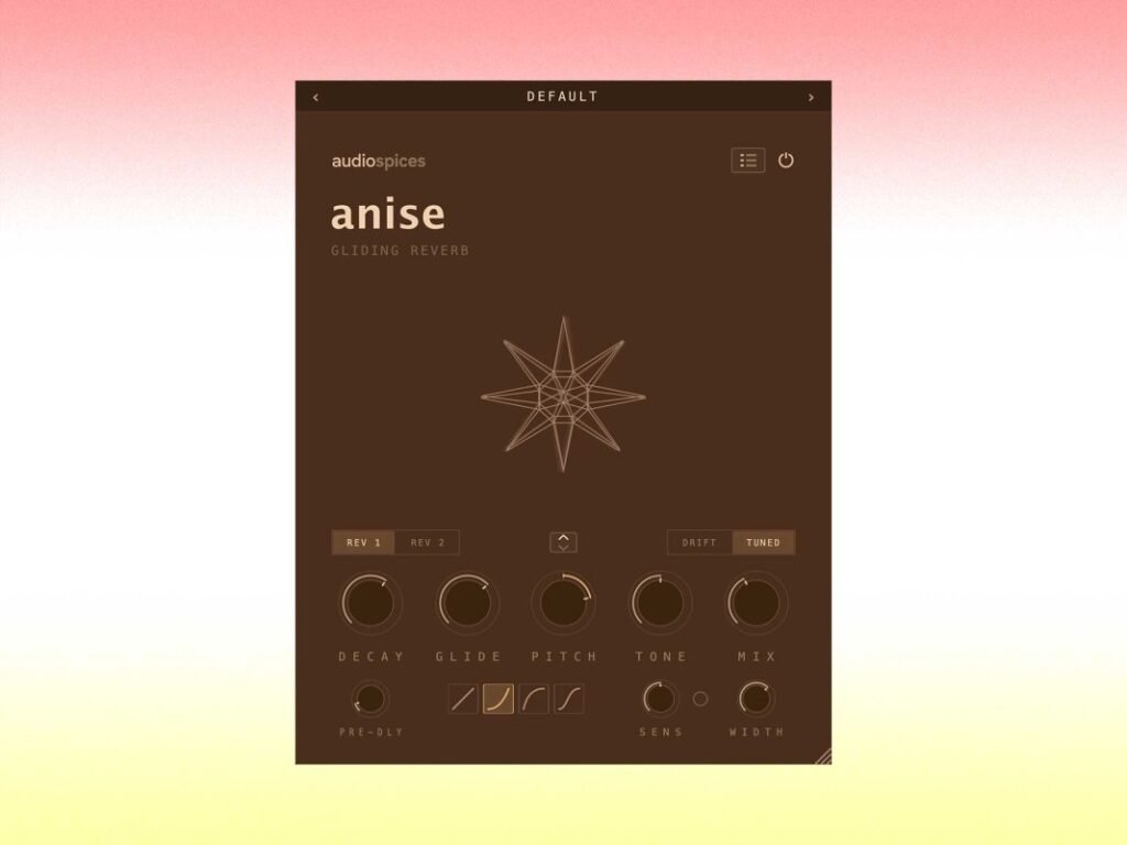 Audio Spices shares new pitch-shifting reverb, Anise Glide Audio Spices shares new pitch-shifting reverb, Anise Glide